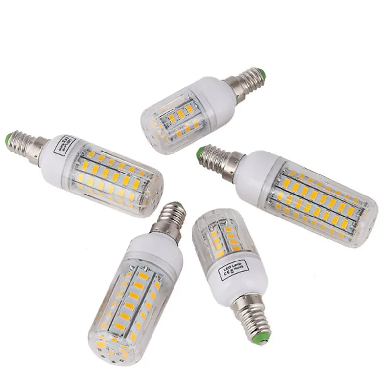 E27 E14 LED Lamp 5730 SMD Corn Lamp Bulbs 220V 24 30 42 64 80LEDs 7W 12W 15W 20W 25W  Lampada Ampoule Chandelier Lighting