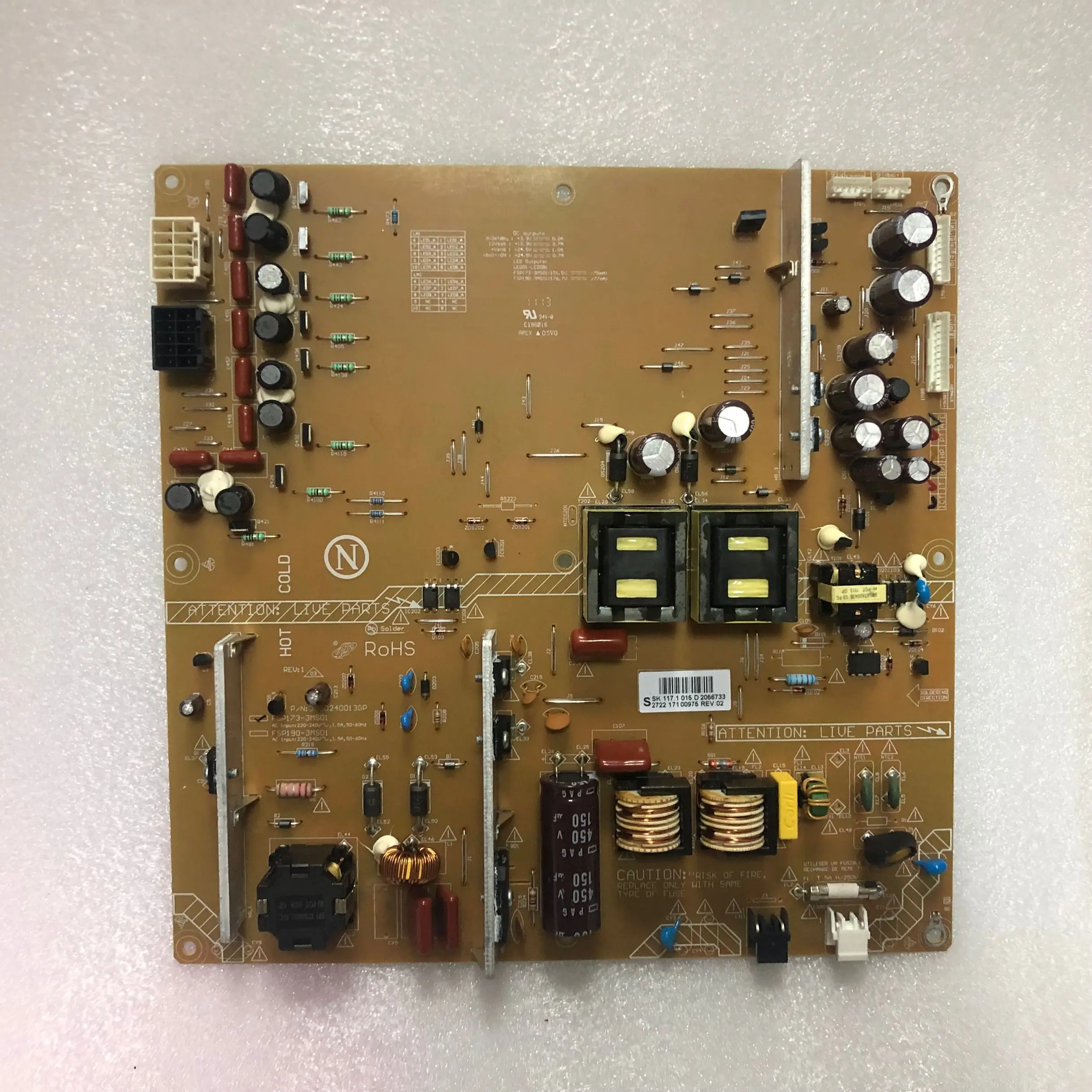 

power board for 100%New 46PFL5605/93 power board FSP173-3MS01 FSP190-3MS1