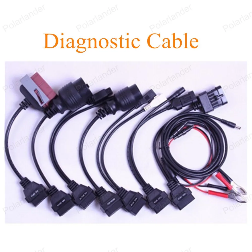 8 Cables/set for PSA ,Audi,BENZ, OPEL,FIAT,BMW  Car Diagnostic Cable Car Scanner Cable Diagnostic Adapter Connector Wholesale