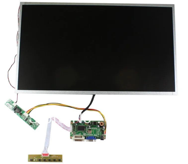 

DVI+VGA LCD board +LVDS cable+Inverter with cable +OSD keypad with cable +M215HGE-L10