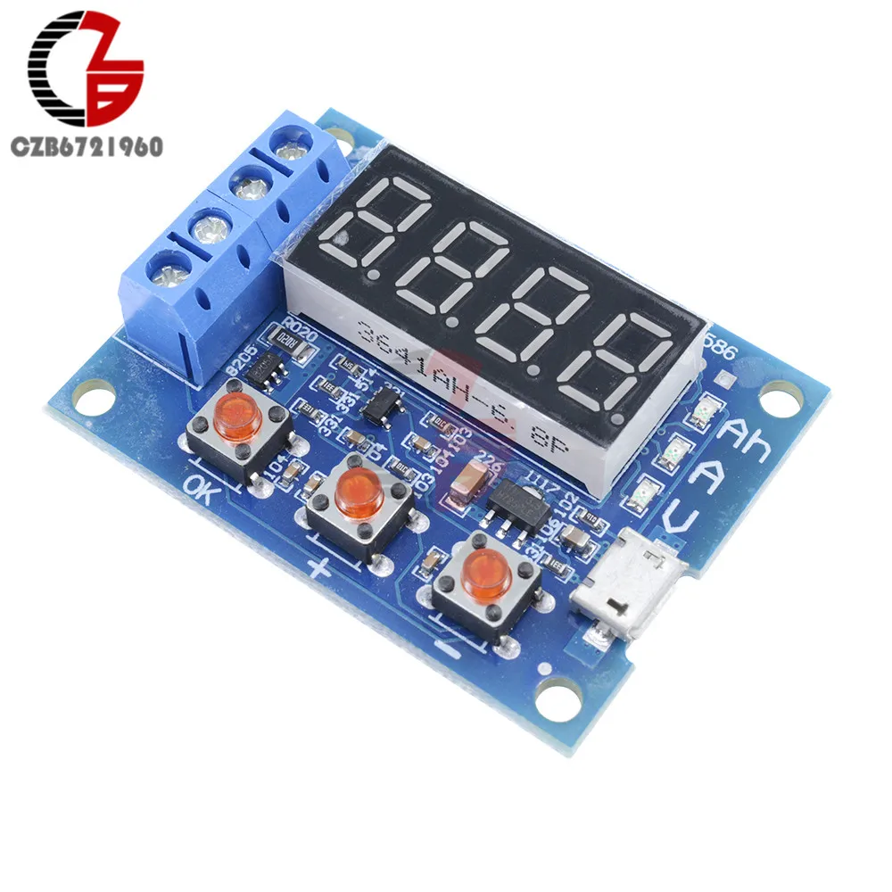 1.2V 12V 18650 HW-586 Li-ion Lithium Battery Capacity Tester + Resistance Lead-acid Battery Capacity Meter Discharge Tester