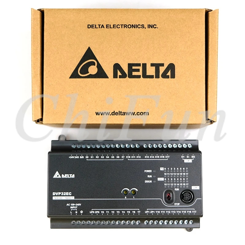 

Delta Original PLC industrial control board DVP32EC00T3 Transistor output module 16DI 16DO in box