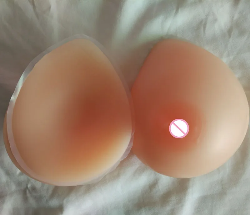 500g/pair A cup drag queen false breasts prosthesis silicone boobs Nude Skin tone real soft tounch