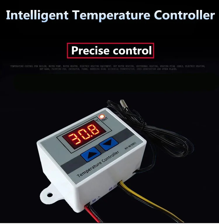 10A Digital Temperature Controller 12V, 24V, 220V Quality thermal regulator Thermocouple thermostat controller with LCD display