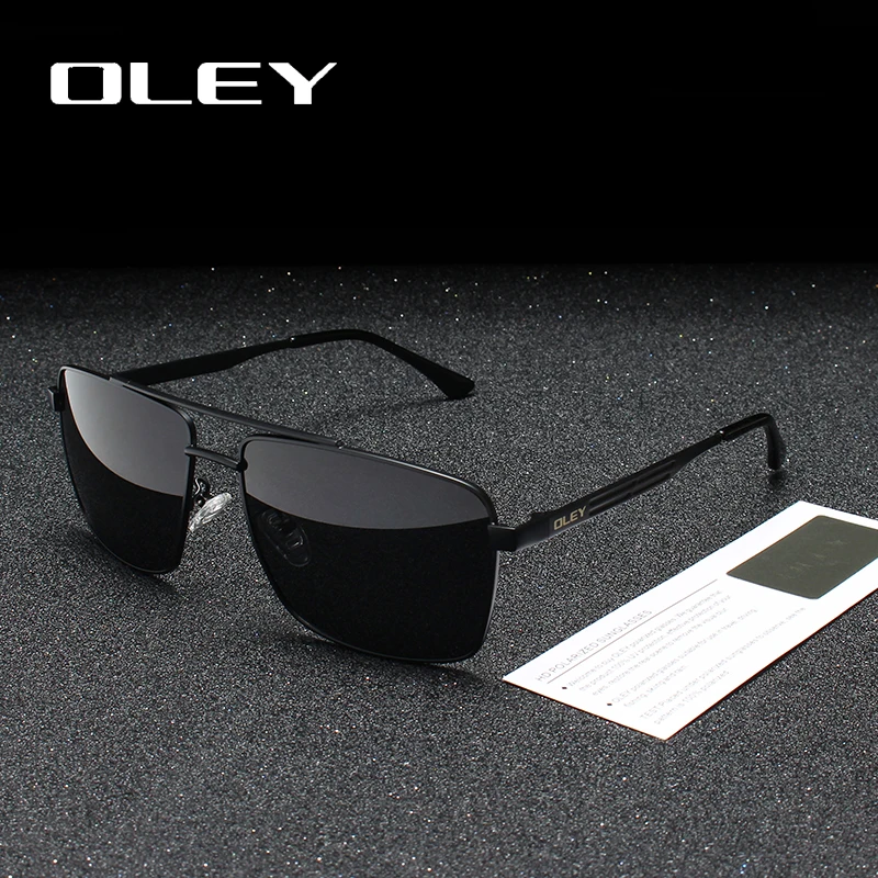 

OLEY Brand Polarized Sunglasses Men Fashion Classic Square glasses For Women Oculos masculino Male Customizable logo Y1923