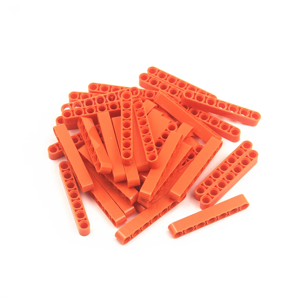 Free Creation of Toys MOC Technical Beams Parts 20pcs Liftarm Thick 1x7 Educational Building Blocks Compatible with Lego 32524