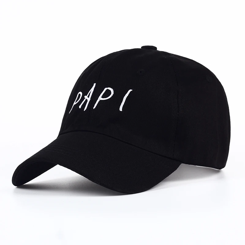 VORON new PAPI embroidery cotton baseball cap men women fashion papi dad cap Hip hop snapback bone cap hats 6 style