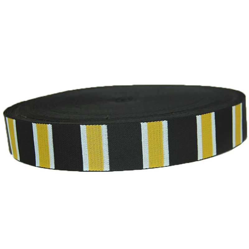 

Multi-Color 2 Inch Webbing Jacquard 50mm Polyester Strap For Bag Pattern Weaving Twill Tape 1.7mm Thickness