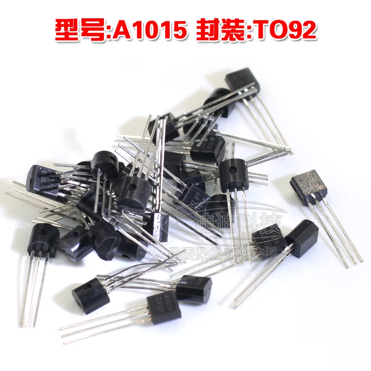 ترانزستور صوت جديد A1015 TO92 PNP مخرج 50 فولت 0.15A 1015 to92 مستقيم
