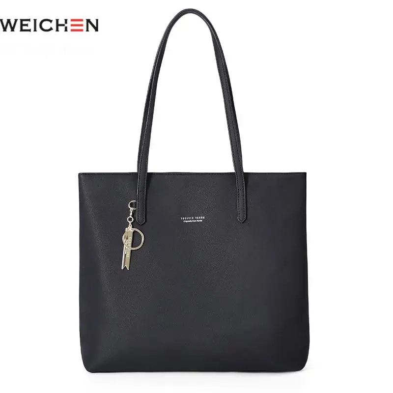 Weichen Fashion Casual Women Handbag Brand Designer Female Tote Bag Large Capacity Women Shoulder Bag Pu Leather Ladies Handbag