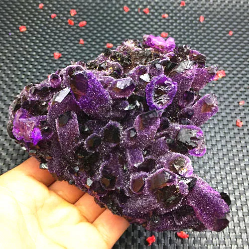 

614-755g Natural quartz crystal amethyst cluster mineral specimen chakra meditation disna reiki healing gem gift Christmas gift