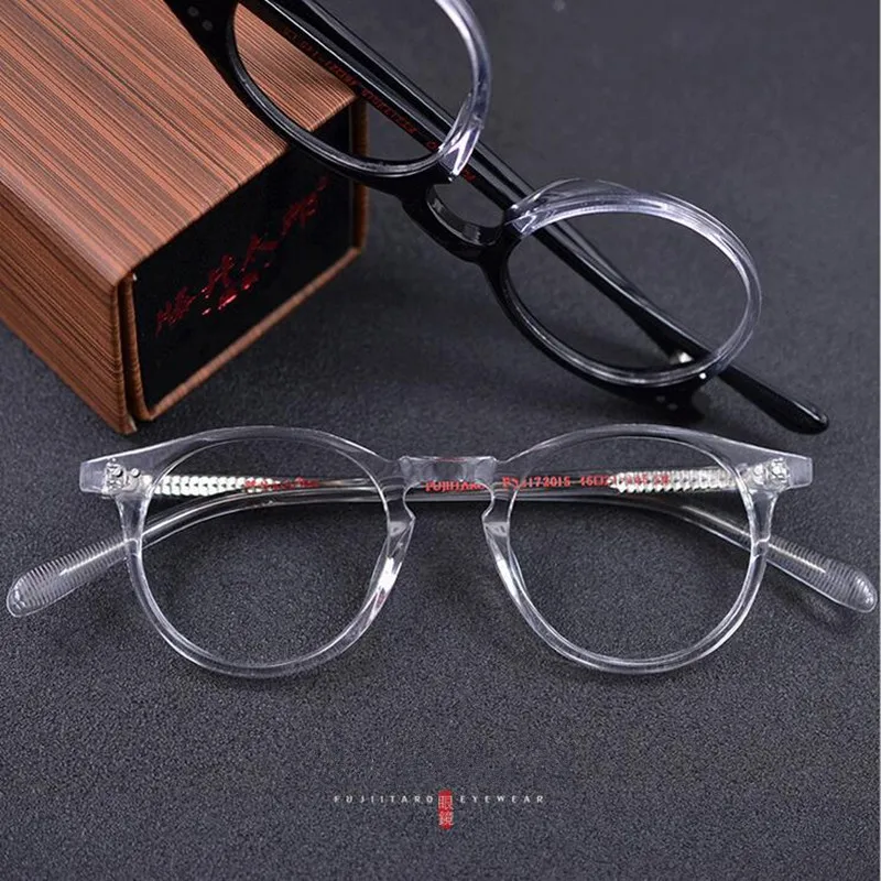 

Vintage Oval Round Handmade Eyeglass Frames unisex Full Rim Rx able myopia Glasses Spectacles Brand New