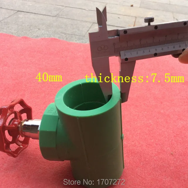 

Color Green Quality Enviromental Friendly PPR water valve in size DN40 for Irrigation water pipeline