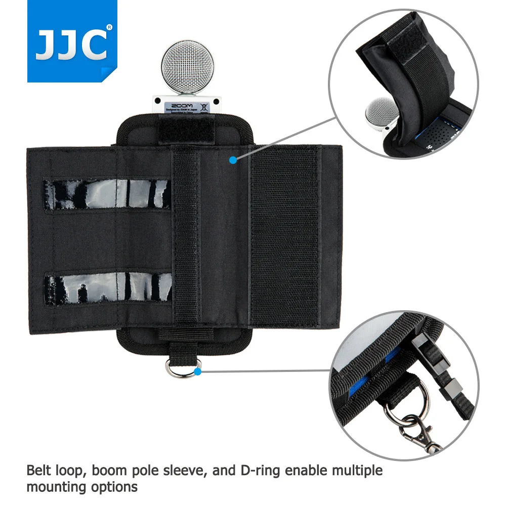 JJC Zoom H6 Custodia protettiva per dischi Custodia morbida Custodia morbida per registratore pratico Accessori per borse Sostituisce Zoom PCH-6