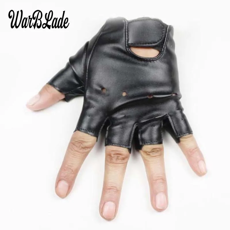 WarBLade 5-13 years kids gloves boys girls leather golves half fingerless glove half-finger children sport waterproof mittens