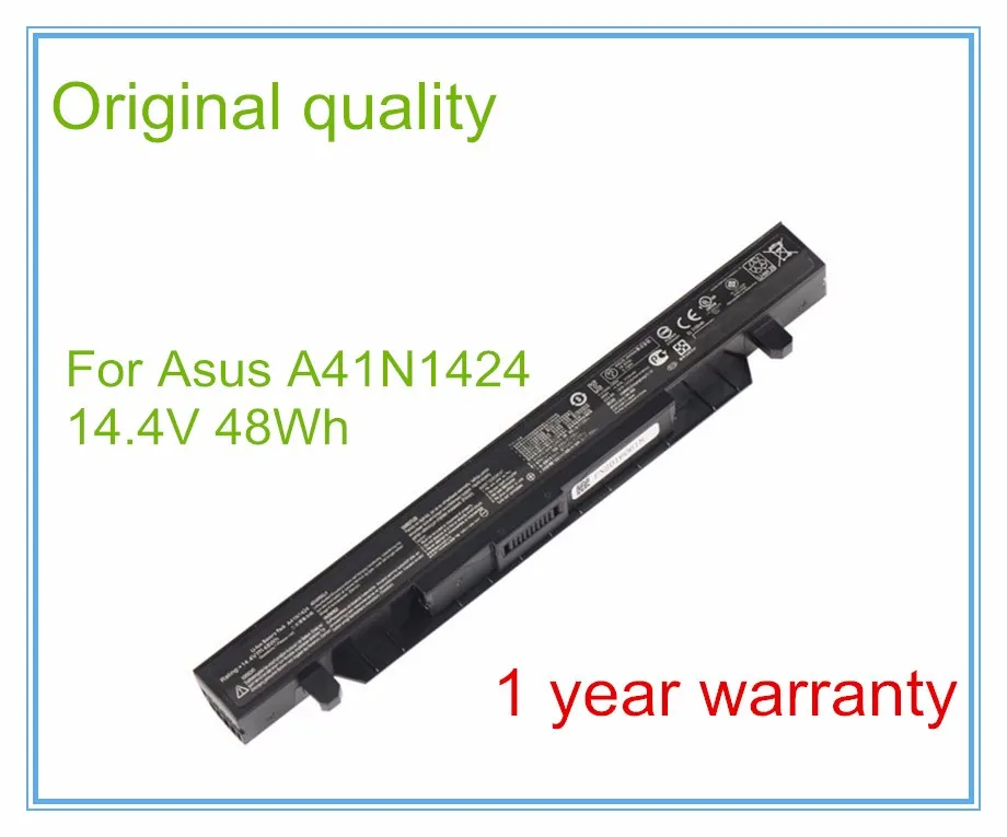 Original Laptop Battery A41N1424 (4cell 48Wh 15V ) for GL552 GL552J GL552JX ZX50 ZX50J