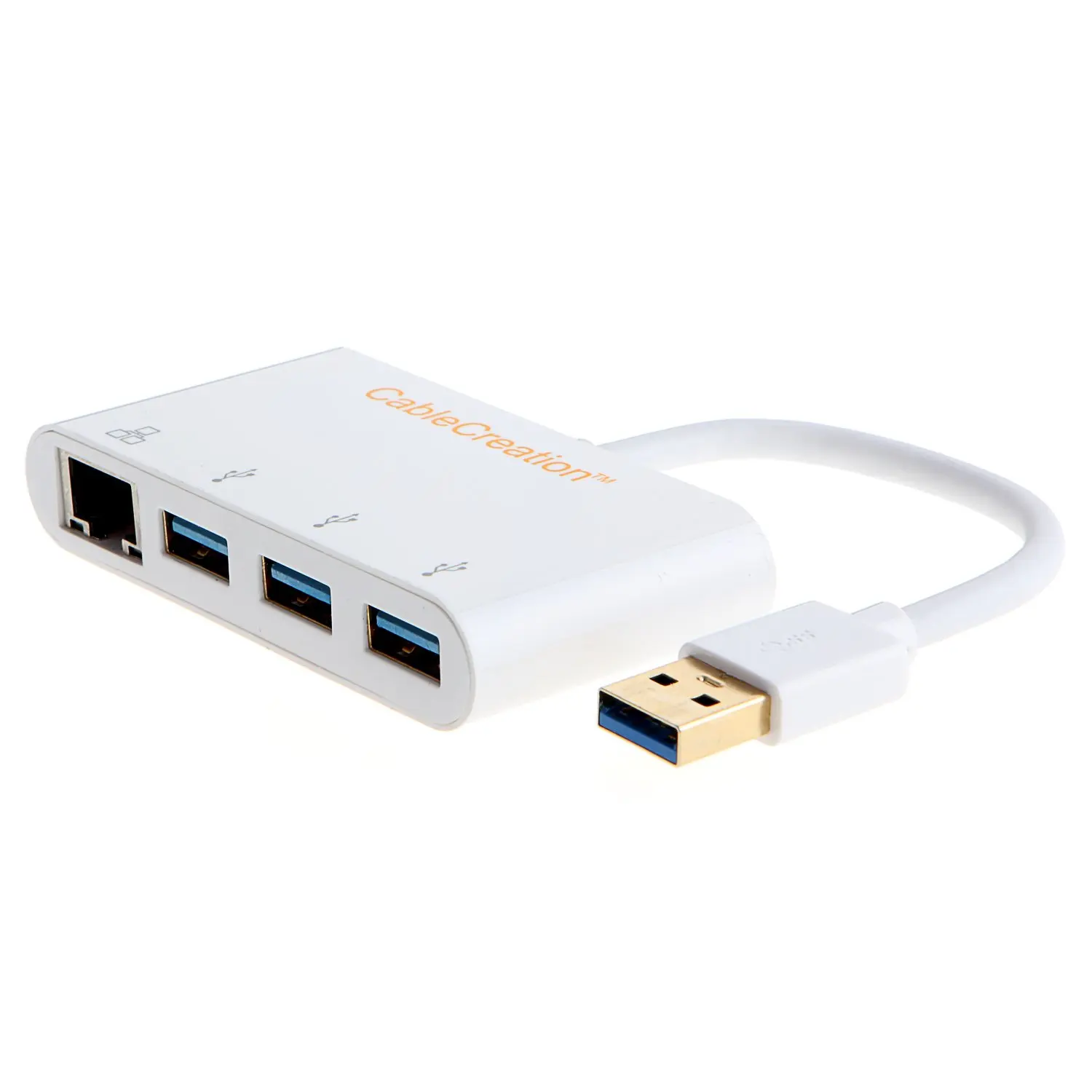 Original jor+ 3.1 hub para 3 portas usb 3.0 + adaptador de porta ethernet gigabit para macbook e outros dispositivos usb3.0 ou tipo c