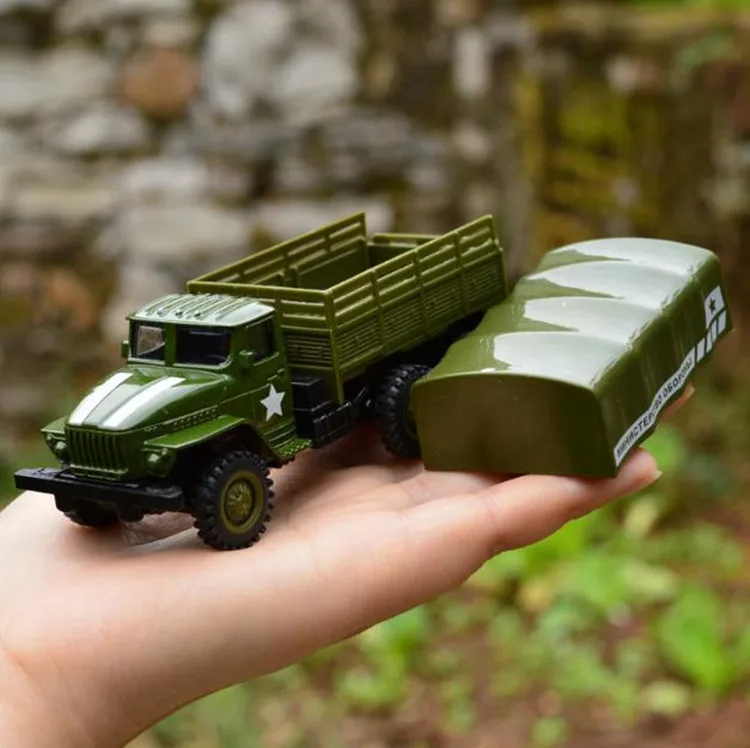 軍用車モデル,金属製ダイキャスト,1:64合金,ハイシミュレーション,トラックのおもちゃ,送料無料