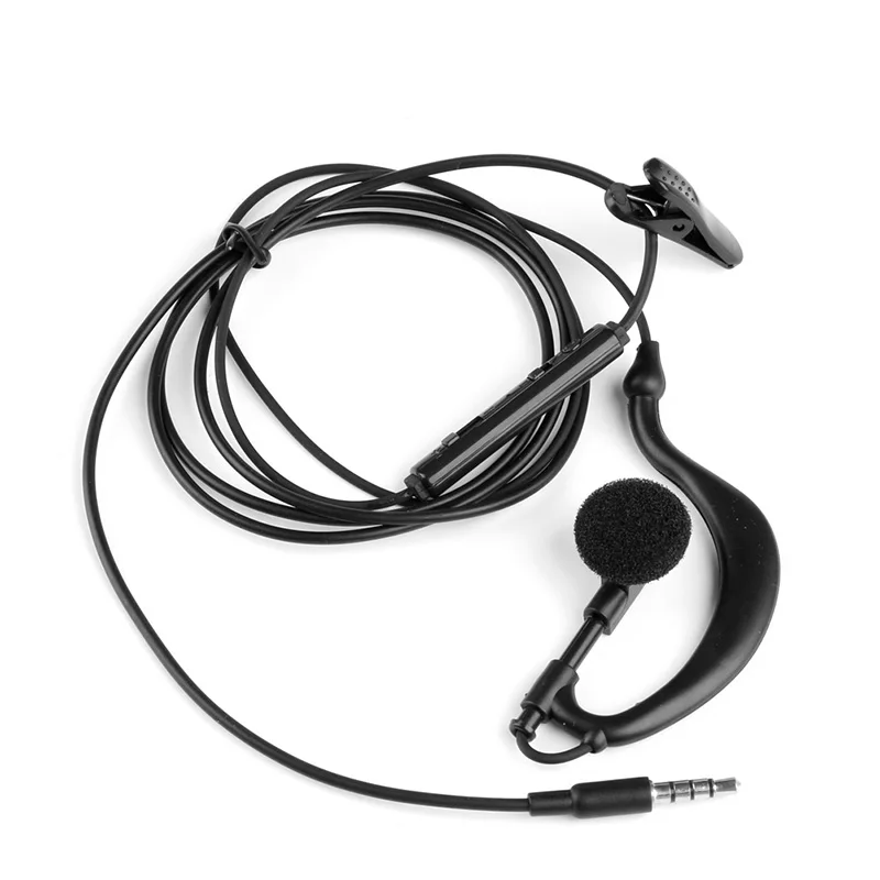 3.5mm Single In-Ear Only Mono Earphone Earbud Headphone with Mic For Phone Samsung