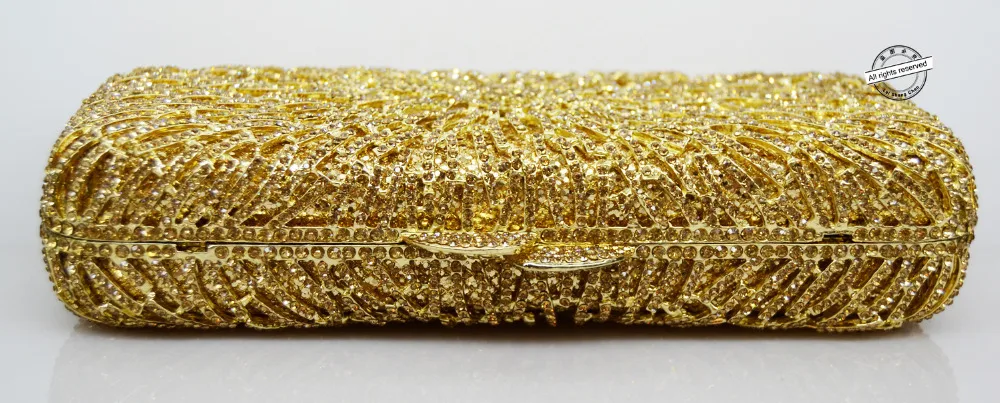 KHNMEET Rhinestone Sparkly Gold Clutch Bag women luxury crystal evening bag lady party purse femme soiree pochette SC140