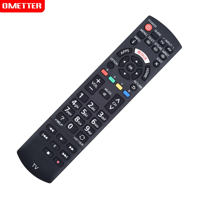 Nuevo reemplazo para Panasonic Viera HD LED Plasma TV Netflix Home Audio Control remoto N2QAYB 001008   Fernbedienung
