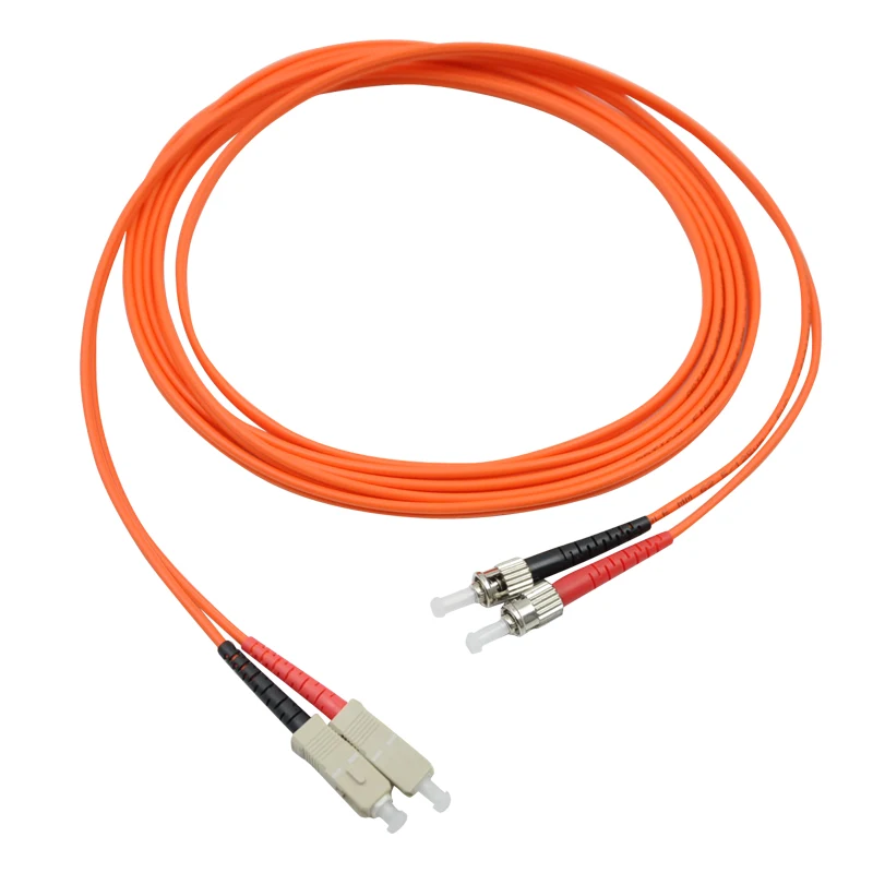 

3 Meters SC-ST Fiber Optic Cable MultiMode Duplex Patch Cord OM1 62.5/125 3M