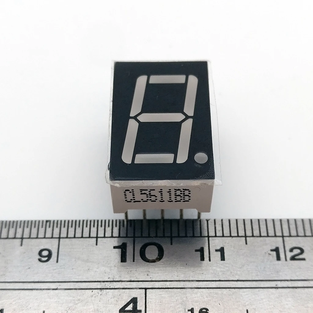10PCS Neue und original 1 Bit 0,56 zoll Digital Rohr LED Display blau Licht 7 Segment CommonCathode /Anode 5161BB/5161AB