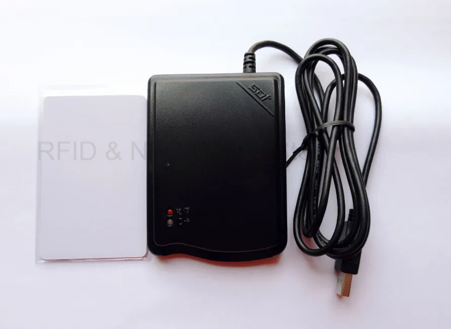 13.56Mhz USB RFID Reader Writer UID Cards Copier Proximity Sensor + SDK + Software + 2 pcs 13.56Mhz RFID F08 IC Card