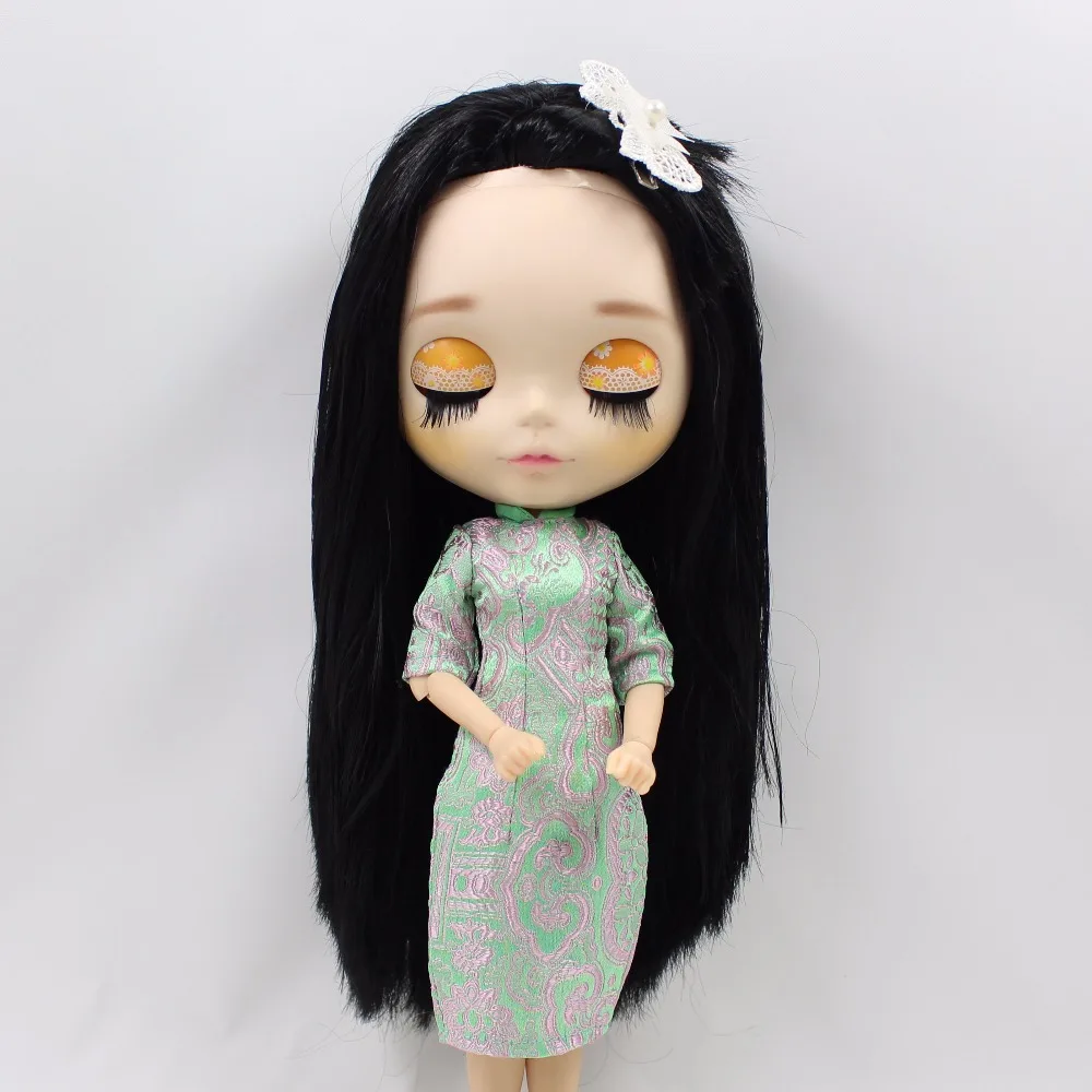 ICY DBS Blyth doll joint body ancient embroidery Cheongsam dress