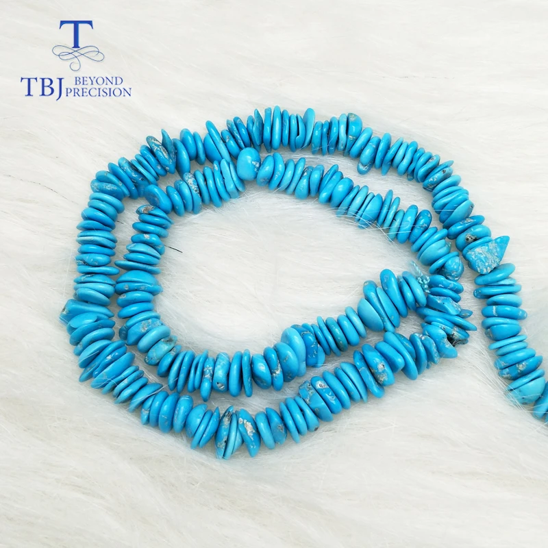 

TBJ ,Natural American turquoise loose beads for DIY gemstone jewelry,design for your jewelry,price for one strand