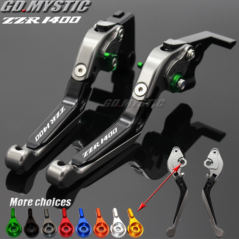 CNC Motorcycle Brake Clutch Levers For Kawasaki ZZ-R1400 ZZR 1400 2006 2007 2008 2009 2010 2011 2012 2013 2014 2015 2016