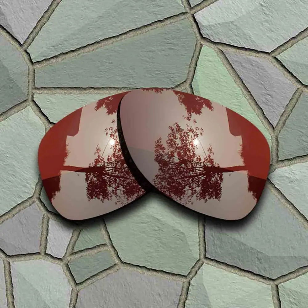 Violet Red&Bronze Brown Sunglasses Polarized Replacement Lenses for Oakley Dispatch 2