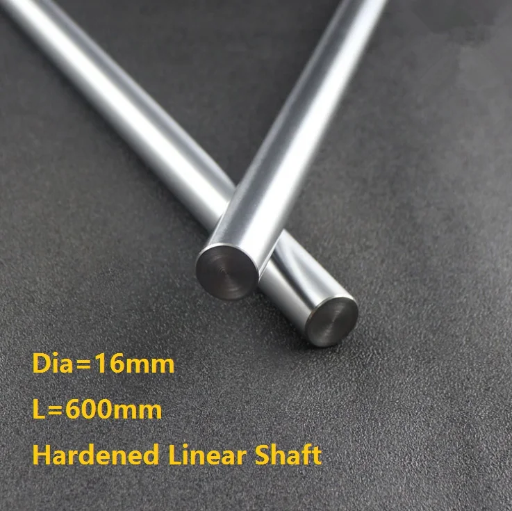 

4pcs/lot Dia 16mm shaft 600mm long Chromed plated linear shaft hardened shaft rod bar rail guide for 3d printer cnc parts