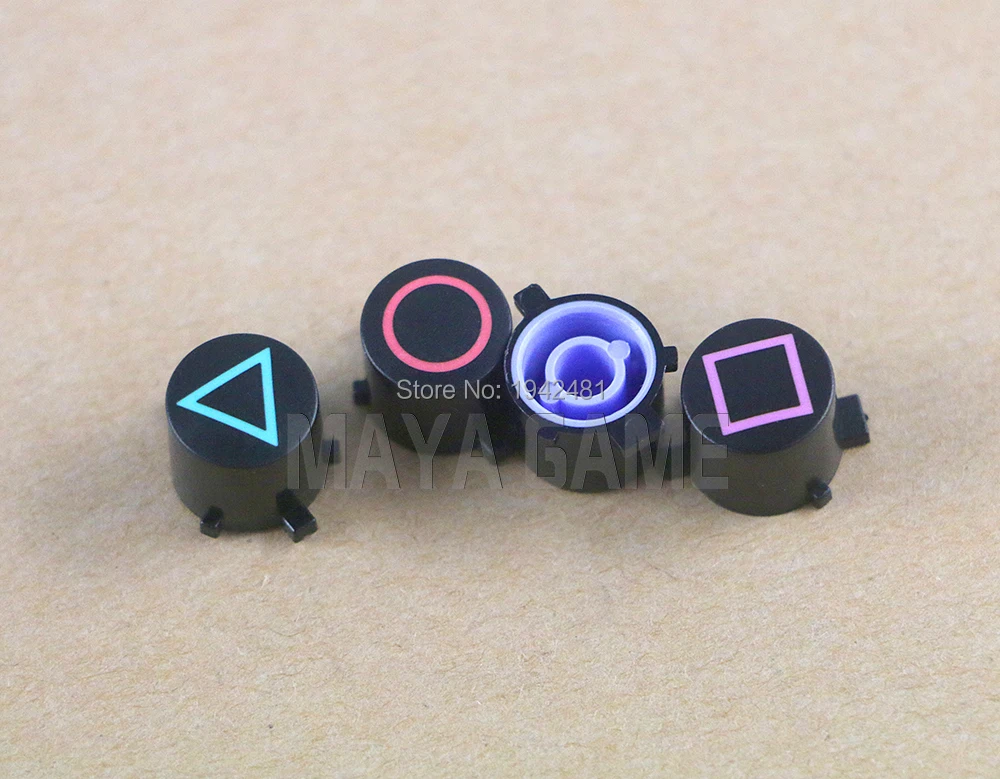 مجموعة واحدة من أزرار ABXY Trigger D-Pad بديلة لجهاز Playstation 4 لوحدة تحكم PS4