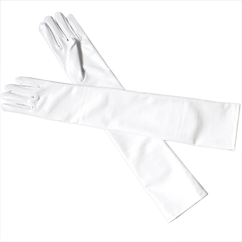 New Sexy Faux Leather Shiny Long Latex Glove Punk Gloves Sexy Hip-pop Jazz Outfit Mittens Culb Wear Cosplay Costumes Accessory