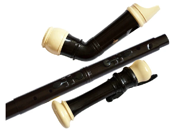 Professional 8 Holes Baroque Bass Resin Clarinet Chinese Flute F key Musical Instrument BASS English-style Recorder