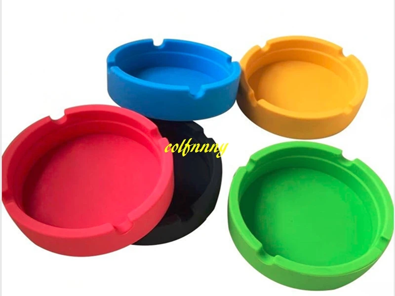 

100pcs/lot Fast shipping Fashion Silicone Ashtrays can be custom-made ashtray advertising gifts business publicity