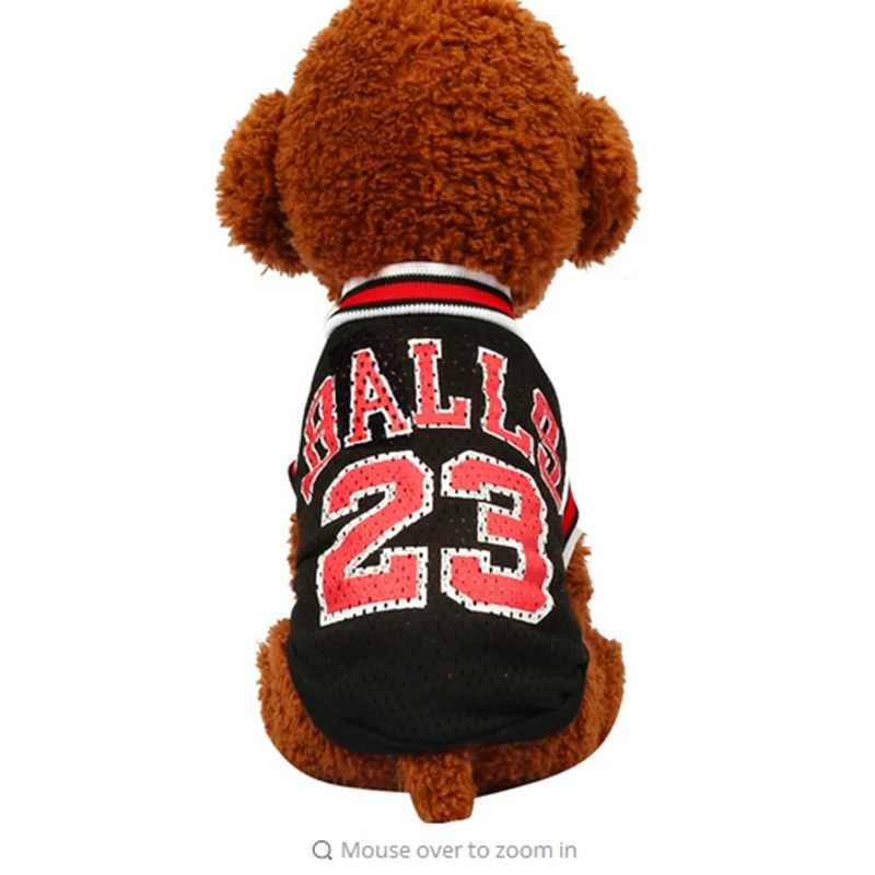 Dog Shirts Vests Spring Summer Sweatshirt Basketball Football Jersey  Dog Clothes for Small Dogs