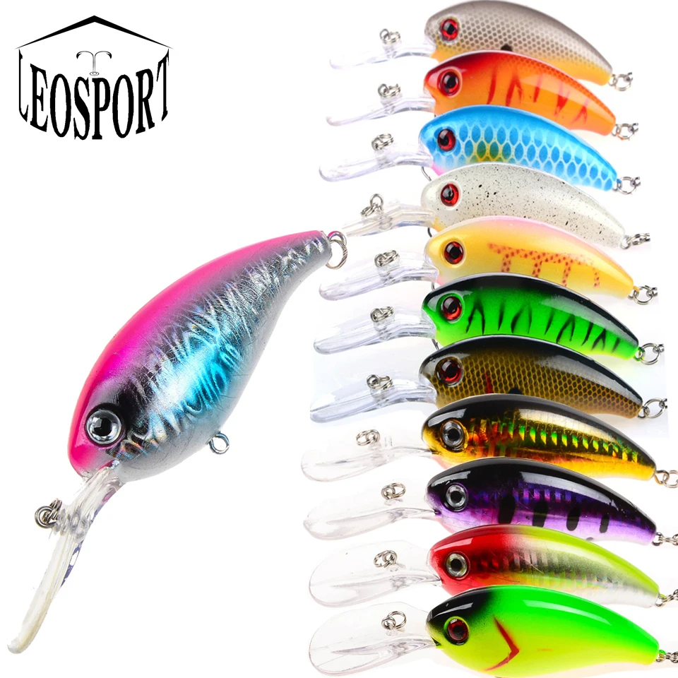 1pcs Crank Fishing Lure Artificial Hard Baits 10cm 15g Crankbait Jerkbait Wobbler Fishing Tackle Good Treble Hooks Tackle