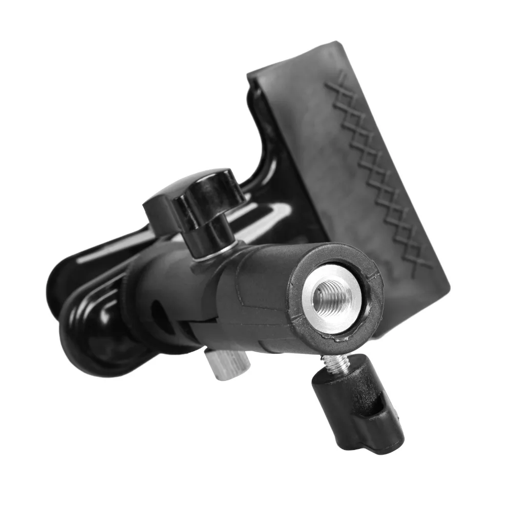 Зажим-держатель, подставка для светильника, крепление для винтового крепления от 1/4 до 3/8 дюйма, поворотный адаптер для фотостудии, отражатель и фон