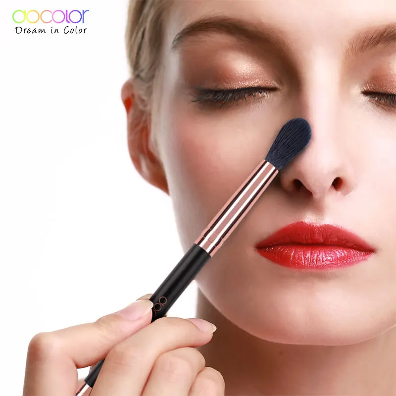 Docolor Eye Make-Up Kwasten Professionele Oogschaduw Borstel Set Wenkbrauw Blending Concealer Shader Brush Voor Make-Up Cosmetische Gereedschap