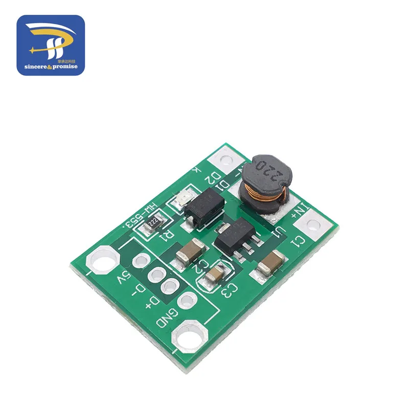 1/5/10PCS 600mA DC-DC Mini Step Up Power Modul 1-5V zu 5V Boost Converter für Arduino – Detail 8