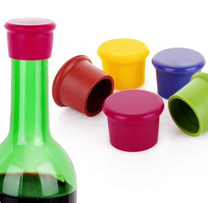 2000 pcs silicone wine stoppers for red wine and beer bottle cap Leak free wine bottle cover SN303