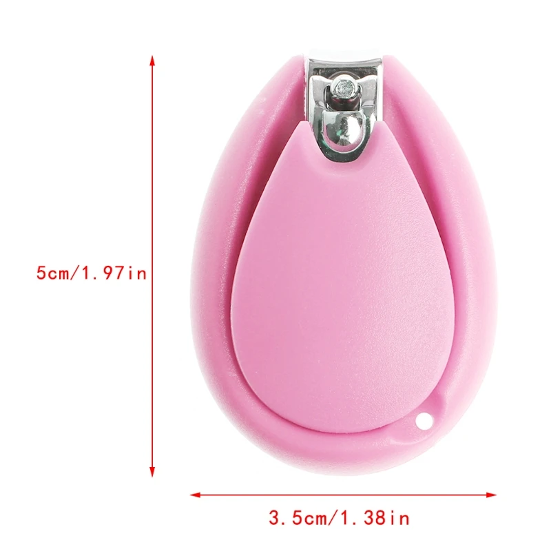 Nowy 1Pc Baby Nail Clipper Safety Cutter maluch niemowlę Scissor Manicure pielęgnacja Pedicure losowy kolor