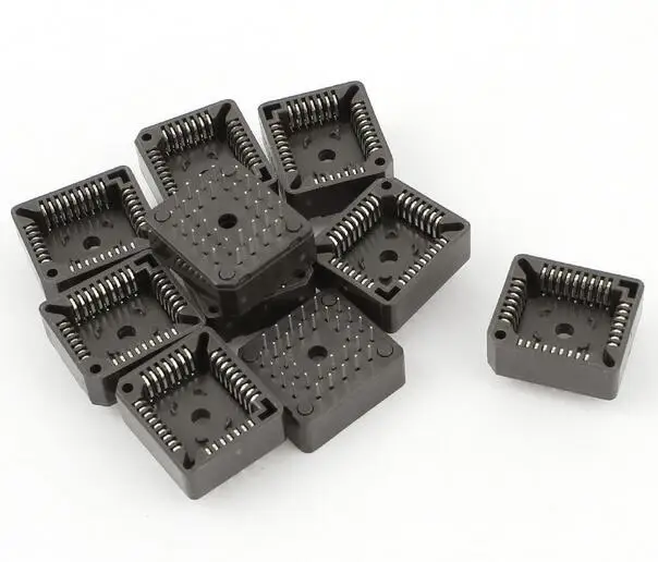 Through Hole Mounting PLCC32P PLCC 32Pin DIP IC Sockets 10 Pieces