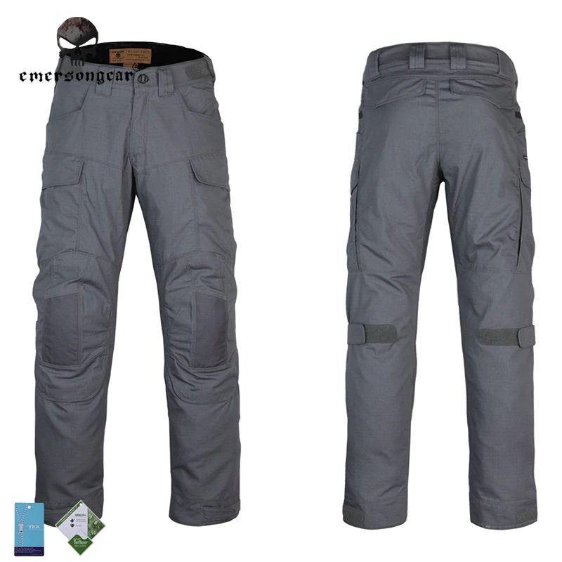 Emersongear-pantalones de combate, pantalones de combate, gris, em9315