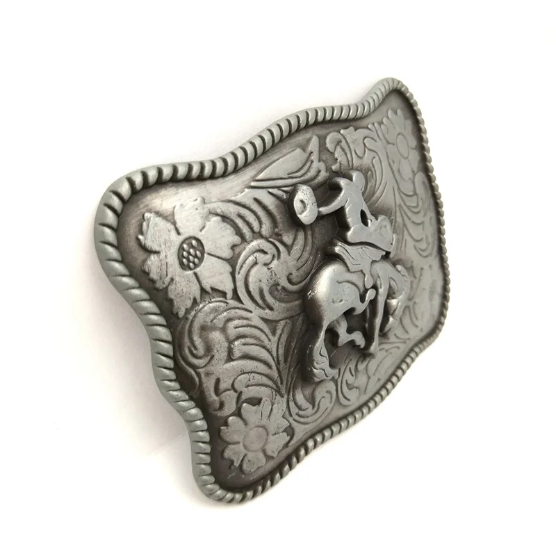 Western Cowboy Zinc Alloy Champion Bull Rider Buckle