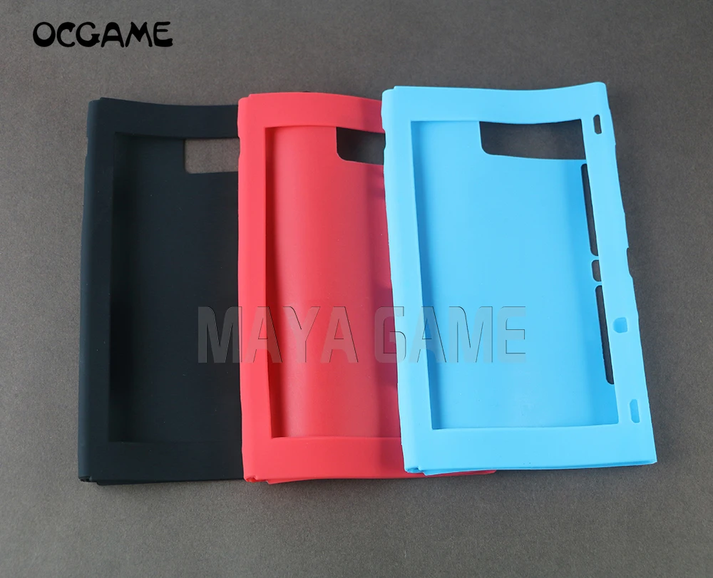1 قطعة غطاء حافظة من مطاط السيليكون المقاوم للانزلاق لوحدة التحكم المضيفة نينتندو سويتش NS