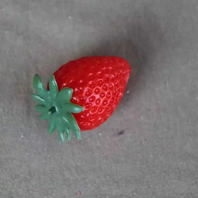 10pcs High Simulation Fruit Strawberry Photography Teaching Props Fake Home Restaurant Decorations