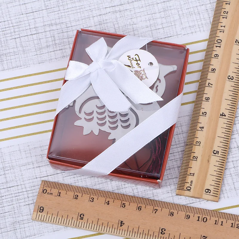 

Free shipping 100 pcs/lot Owl Book Markers Birds with Tassels Metal Bookmark Stationery for Kids Gift lin2356
